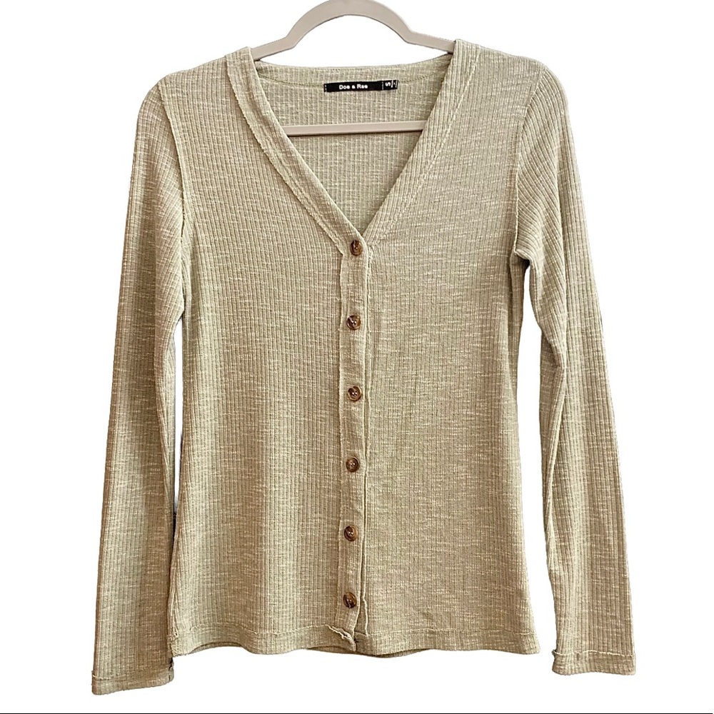 Doe & Rae button up henley